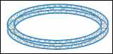 Traversenelement Eurotruss FD34, Kreiselement D:3m; 1/4